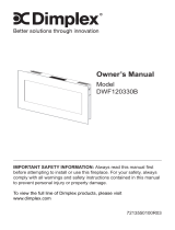 Dimplex DWF120330B El manual del propietario