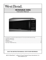 West Bend Microwave Oven Manual de usuario