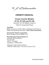 Schumacher Pi-70 El manual del propietario
