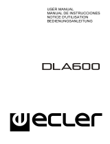 Ecler DLA600 Manual de usuario
