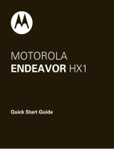 Motorola HX1 - Endeavor - Headset Guía de inicio rápido