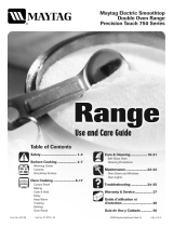 Maytag MER6751AAB - Double Oven Ceramic Range Guía del usuario