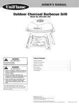 Uniflame Outdoor Charcoal Barbecue Grill NPC1605-4SS El manual del propietario