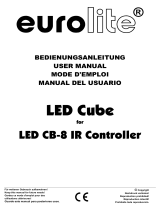 EuroLite LED Cube LED for CB-8 IR Controller Manual de usuario