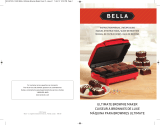 Bella ULTIMATE BROWNIE MAKER Manual de usuario