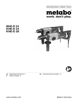 Metabo KHE-D 28 Instrucciones de operación