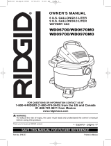 RIDGID WD06700 El manual del propietario