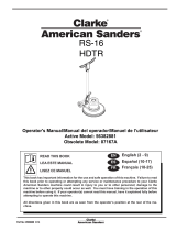 Clarke RS-16 HDTR Manual de usuario