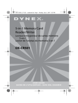 Dynex DX-CR501 - 5-in1 Memory Card Reader/Writer Manual de usuario