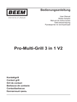 Beem Pro Multi-Grill 3 in 1 Manual de usuario