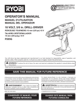 Ryobi P511 Manual de usuario