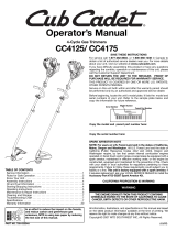Cub Cadet CC4125 Manual de usuario