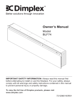 Dimplex BLF74 El manual del propietario