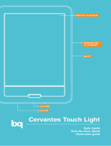 bq Cervantes Touch Light Manual de usuario