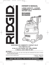 RIDGID RV26000 El manual del propietario