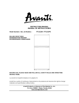 Avanti FF1213PS Manual de usuario