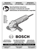 Bosch Power Tools AG50-11VSPD Manual de usuario