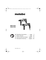 Metabo BHE-D 24 Instrucciones de operación