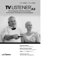 Unisar TV Listener K4 TV865 Manual de usuario