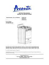 Avanti GR2012CB Manual de usuario