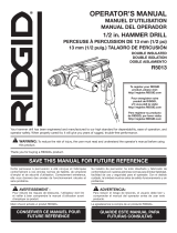 RIDGID R5013 Manual de usuario