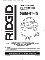 RIDGID WD0970M0 El manual del propietario