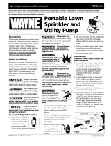 Wayne 321602-001 Manual de usuario