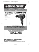 Black and Decker DR250BLW Manual de usuario