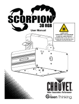 Chauvet Scorpion Scan 3D EU Manual de usuario