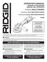RIDGID R1005 Manual de usuario