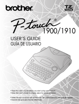 Brother PT-1910 Manual de usuario