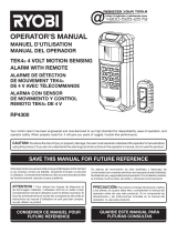 Ryobi RP4300 TEK4 Manual de usuario