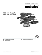 Metabo SX E 450 TurboTec Manual de usuario