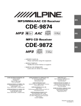 Alpine CDE-9874 Manual de usuario
