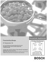 Bosch Appliances HGS232UC Manual de usuario