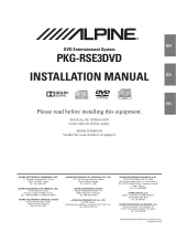 Alpine PKG-RSE3DVD El manual del propietario