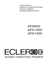 Ecler PAM1000 Manual de usuario