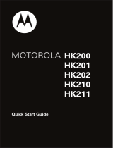 Motorola HK210 Instrucciones de operación