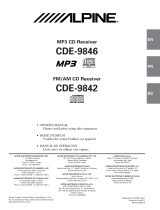 Alpine CDE-9846 Manual de usuario
