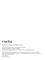 Clarity XLC2 Manual de usuario