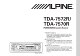 Alpine tda 7572 r El manual del propietario