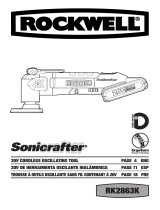 Rockwell Sonicrafter F50 RK5141K Manual de usuario