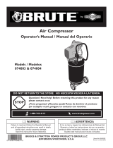 Brute Air Compressor Manual de usuario
