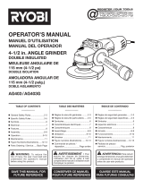 Ryobi AG403 Manual de usuario