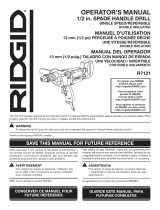 RIDGID R7121 Manual de usuario