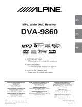 Alpine DVA-9860 El manual del propietario