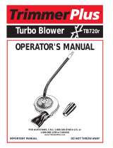 MTD TB720r Manual de usuario