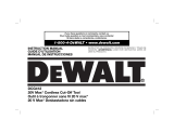 DeWalt DCG412P2DCB206 Manual de usuario