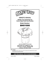 Bucket Head BH01000 El manual del propietario