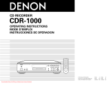Denon CDR-1000 Instrucciones de operación